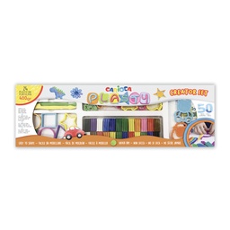 [42177] Set Plasticina Carioca 12 colores 400gr + Herramientas de molde