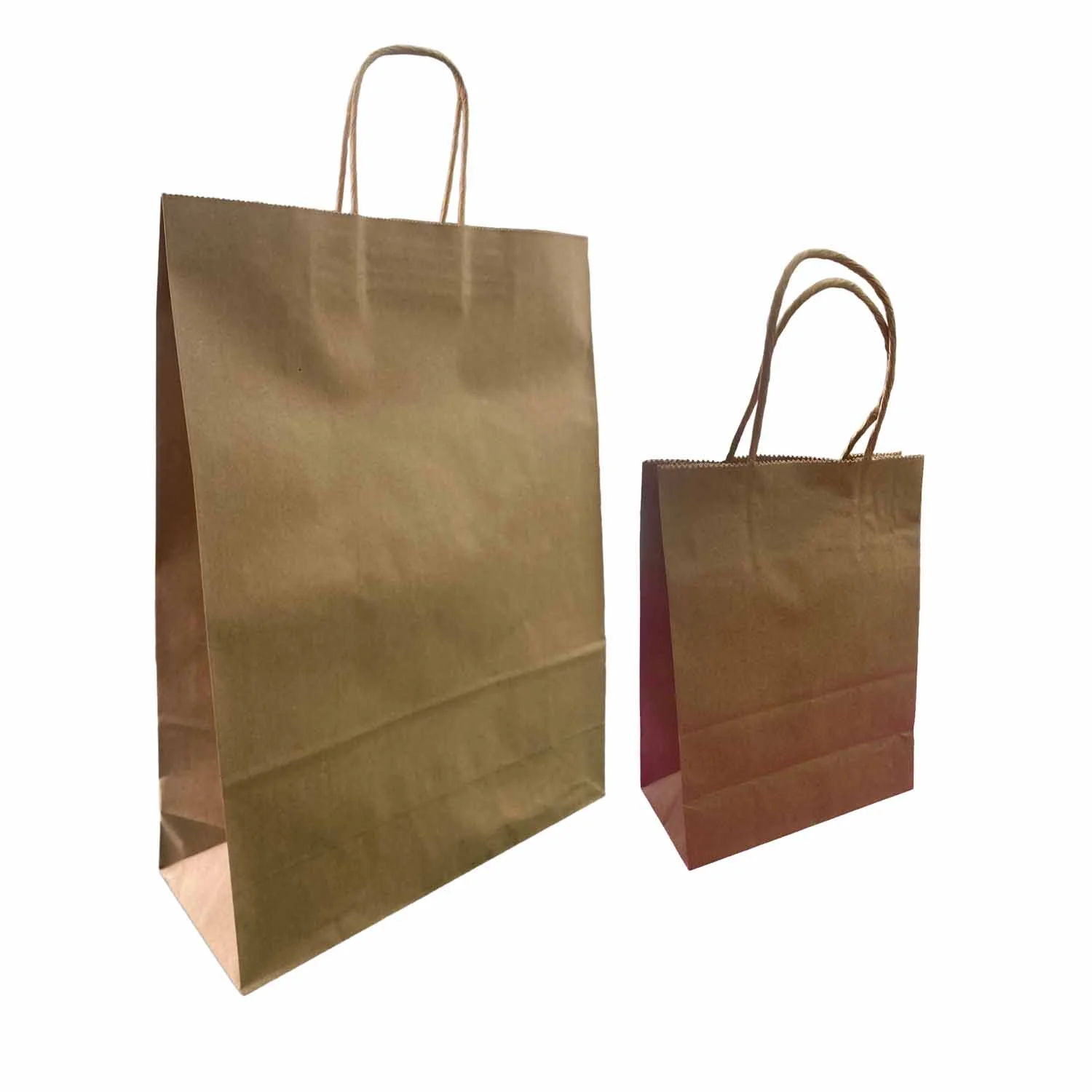 [BOKR01420008200KRA] Bolsa de Papel Kraft regalo empaque con Manilla 14x20x8cm  (1ud)