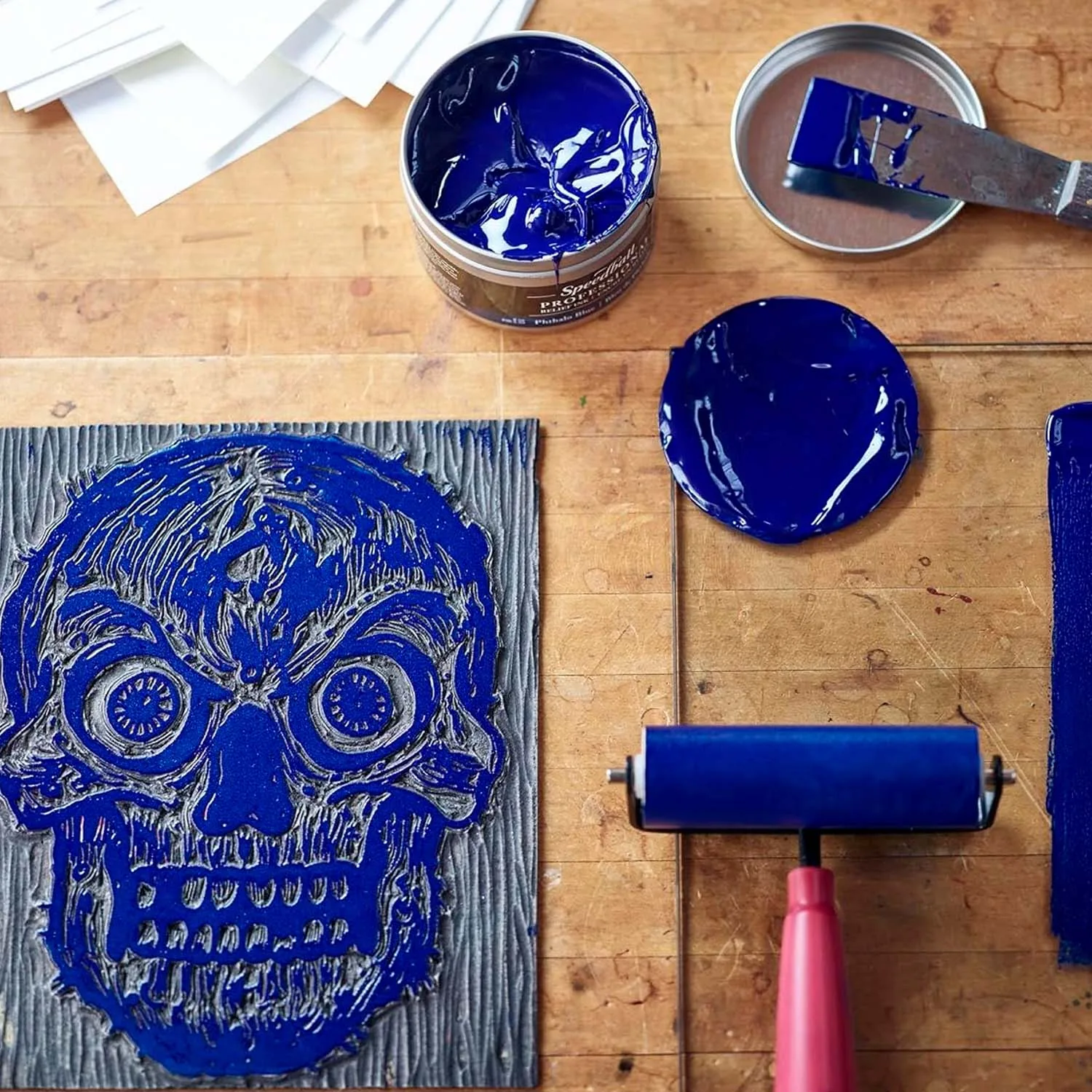 Block Papel Para Grabado Speedball 12.7x17.8cm 245gr. 20hj