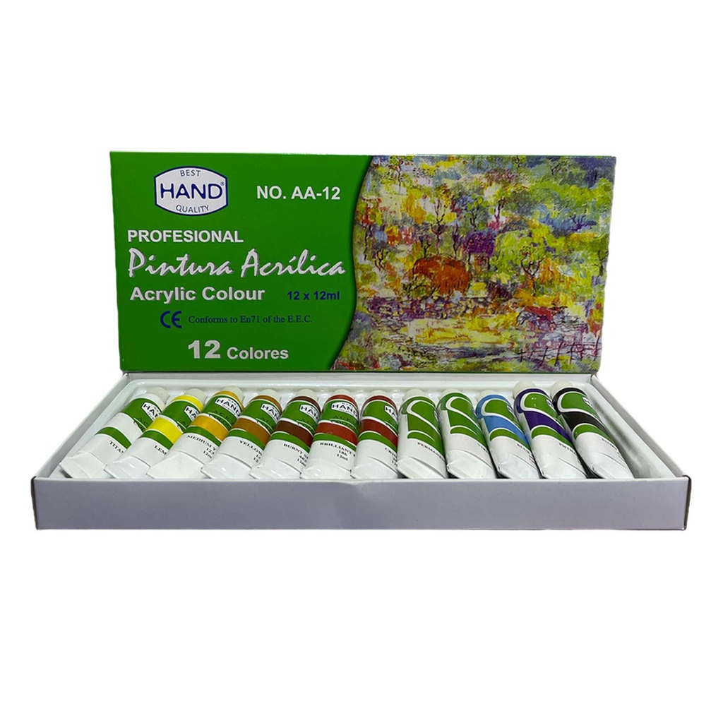 Bastidor Lienzo 20x30cm + Paleta + Pinceles y Pintura