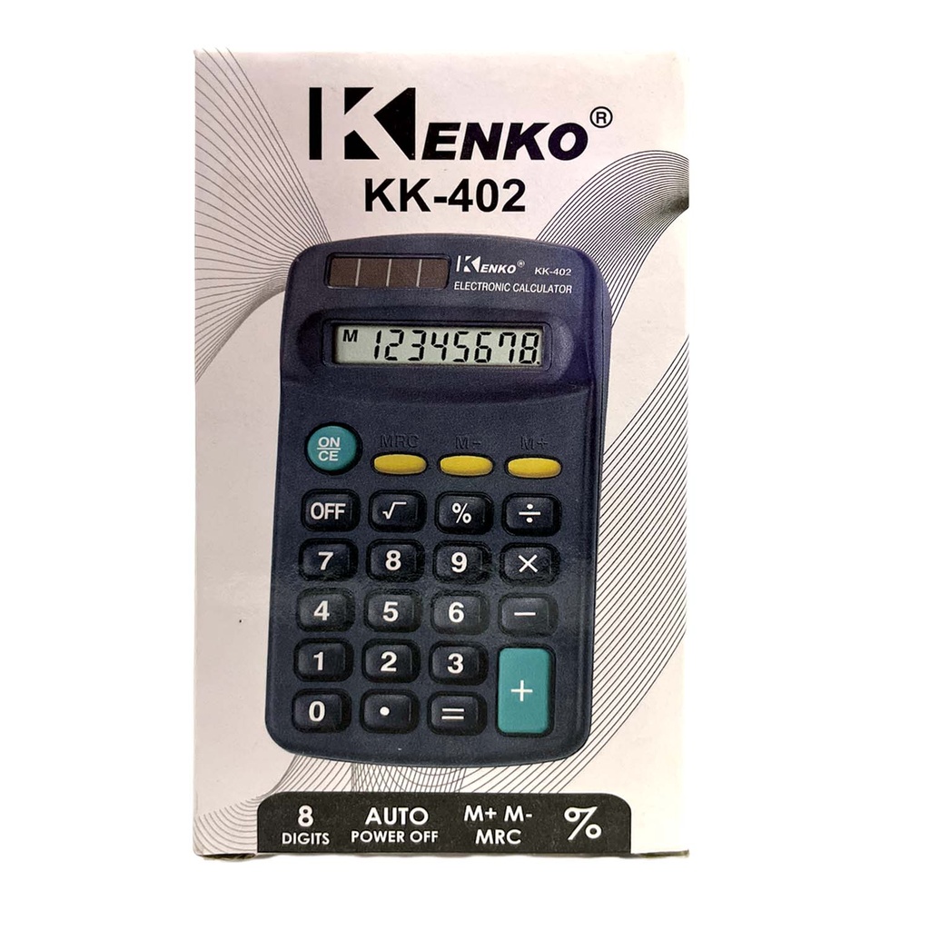 Calculadora Solar 8 Dígitos en Pantalla KK-402