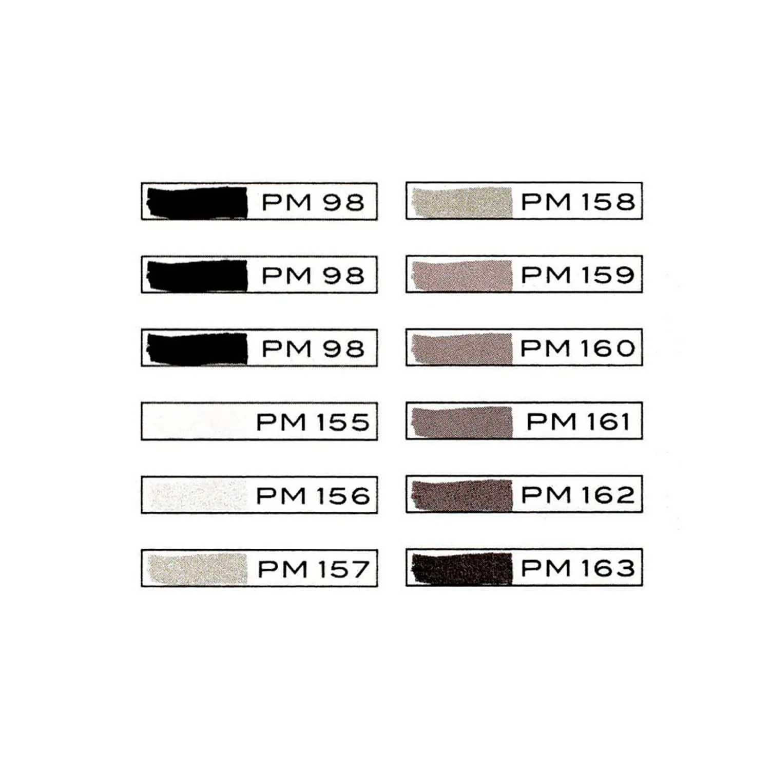 Marcador Prismacolor Premier 12 Colores Gris Frances