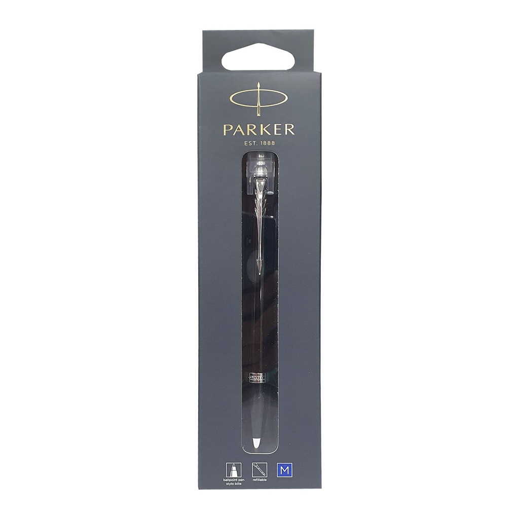 Bolígrafo IM Parker Negro Lacado C/caja Tipo Blister
