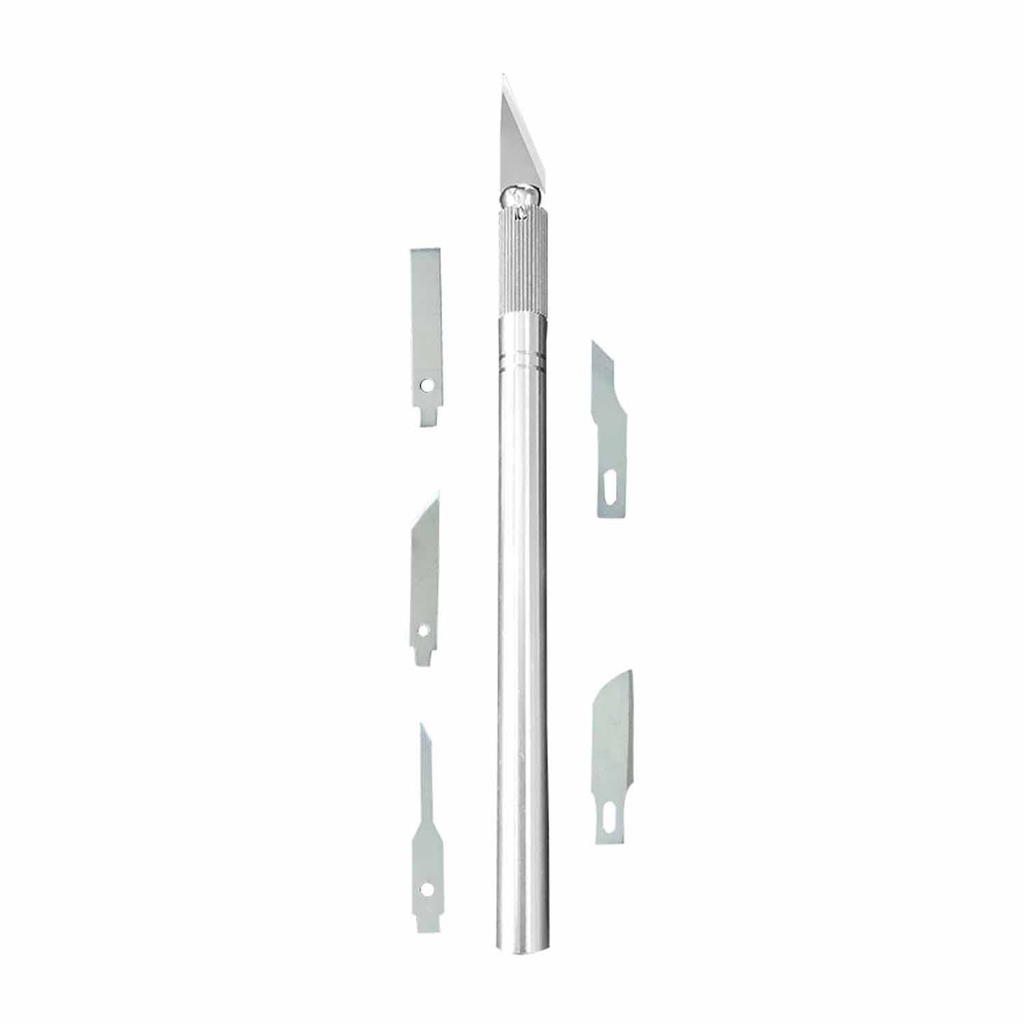 Cuchillo de Precision filo bisturi (lápiz+6 filos Surtidos)