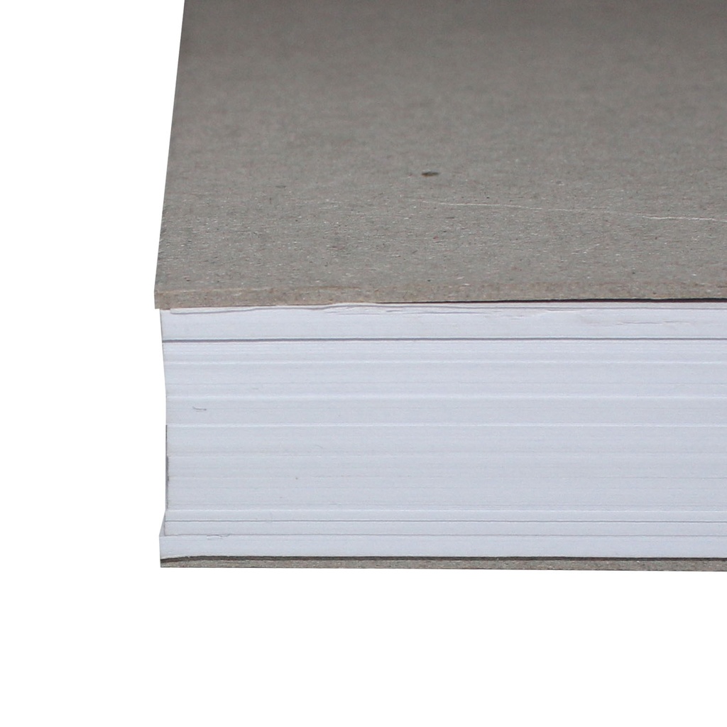 Croquera Papel Bond Tapa Gris Block 21x16cm (1/2 Oficio) 200hj