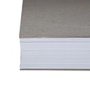 Croquera Papel Bond Tapa Gris Block 21x16cm (1/2 Oficio) 200hj