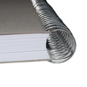 Croquera Papel Bond Tapa Gris Block 21x16cm (1/2 Oficio) 200hj