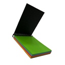 Croquera Papel Bond 5 Colores 16x10cm (1/4 Oficio) 100hj