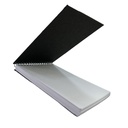 Croquera Papel Bond Tapa Negra 16x10cm (1/4 Oficio) 100hj
