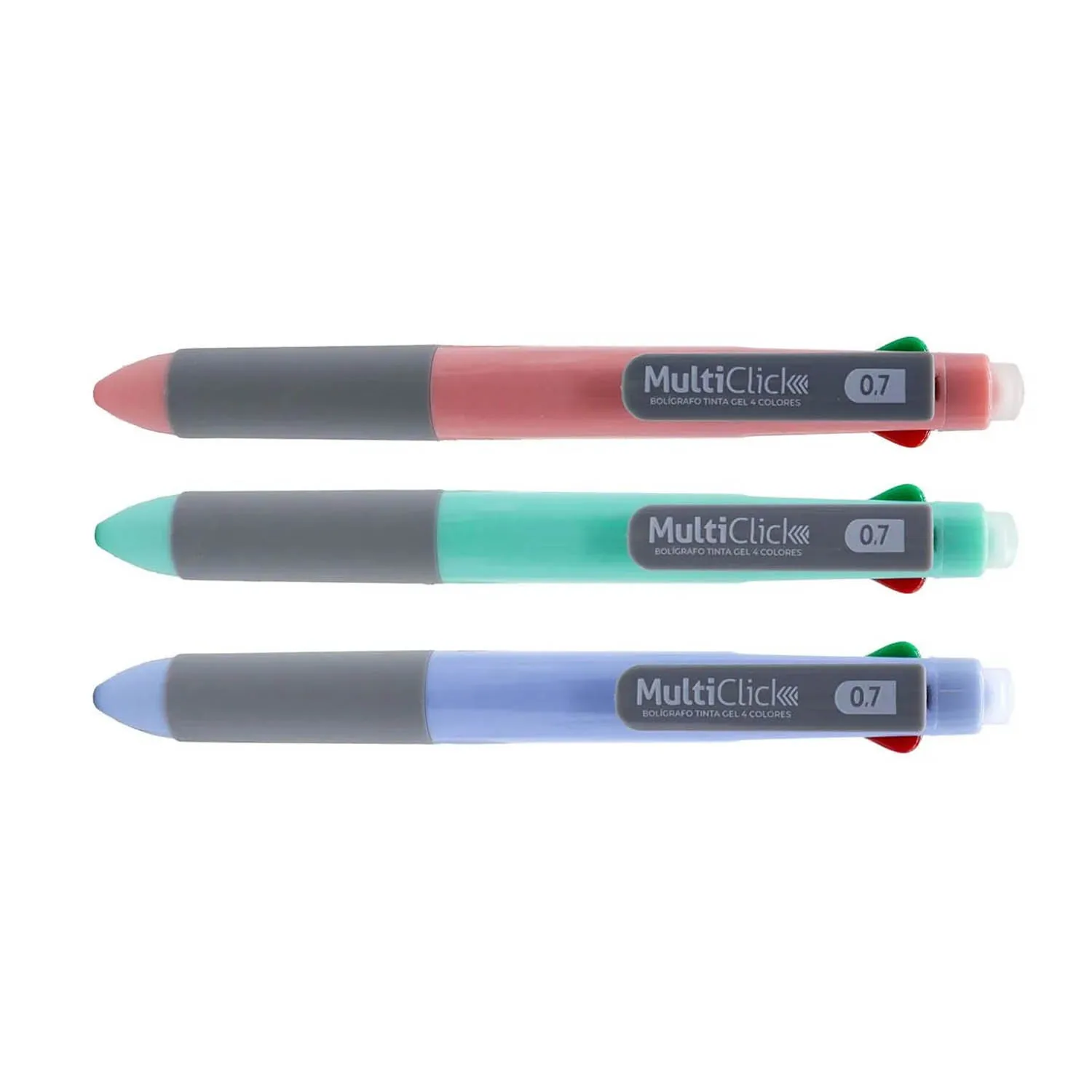 Bolígrafo Multiclick Adetec 4 Colores Tinta Borrable Colores Surtidos
