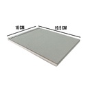 Croquera Papel Mantequilla Tapa Gris 16X19.5 cm 100hj