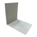 Croquera Papel Mantequilla Tapa Gris 20X25 cm (1/16 Pliego) 100hj