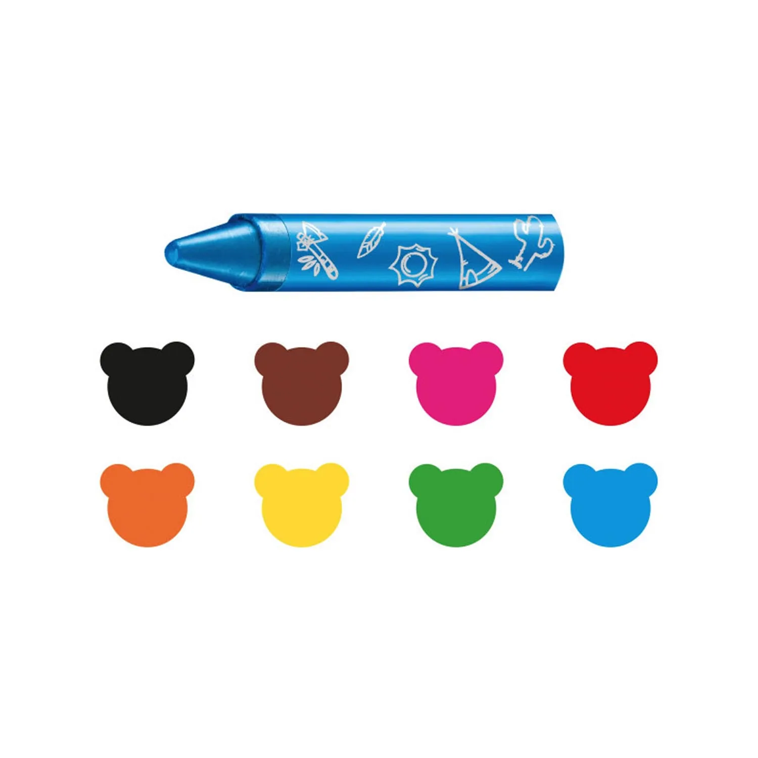 Crayones Carioca Baby 8 Colores