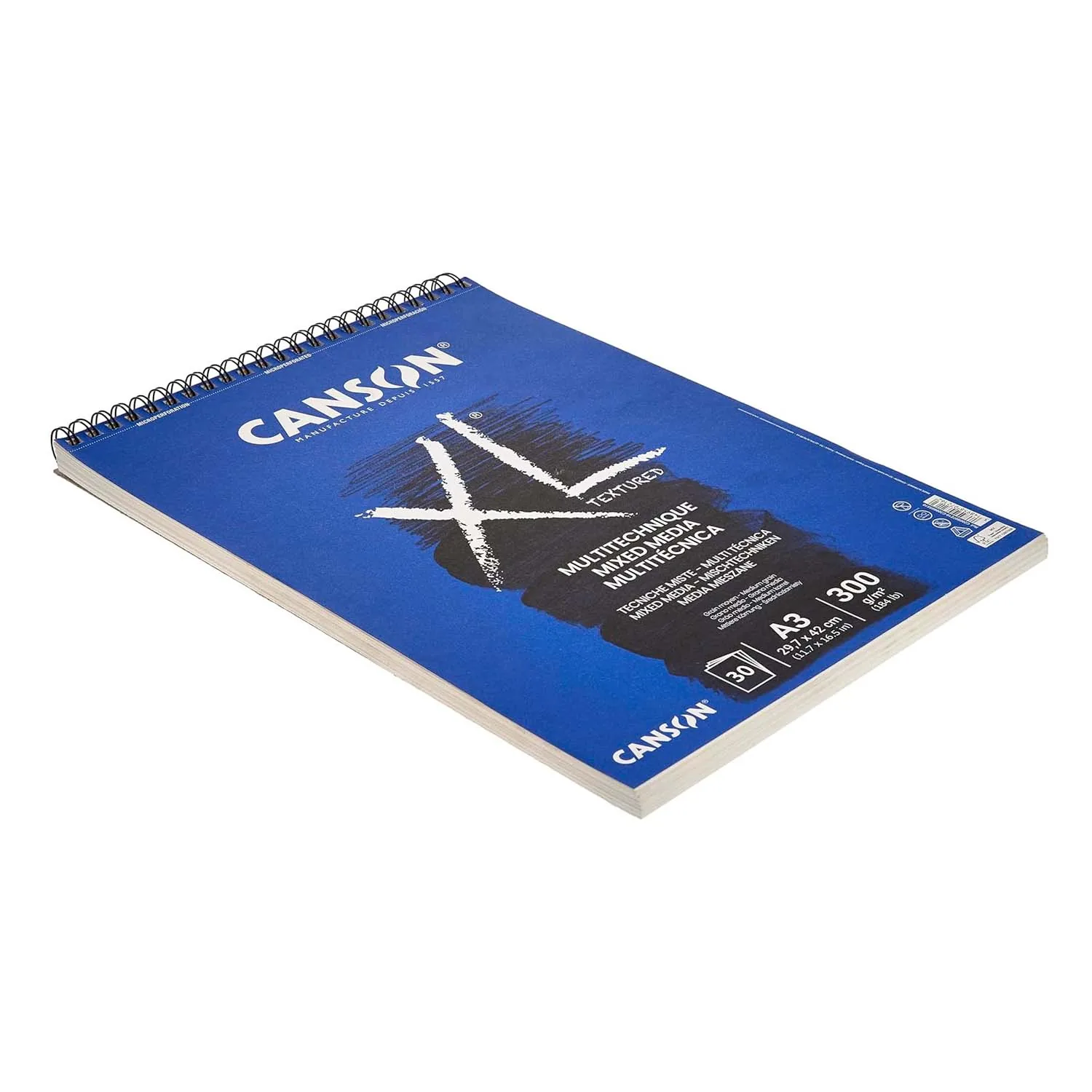 Croquera Canson XL Mix-Media 300gr 30 hjs A3 (29.7x42cm)
