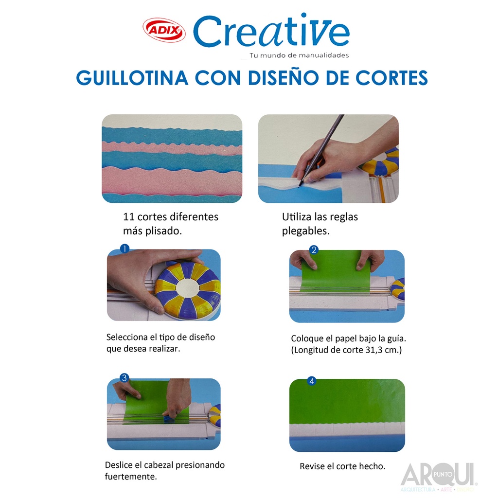 Guillotina Adix con Diseño de Cortes