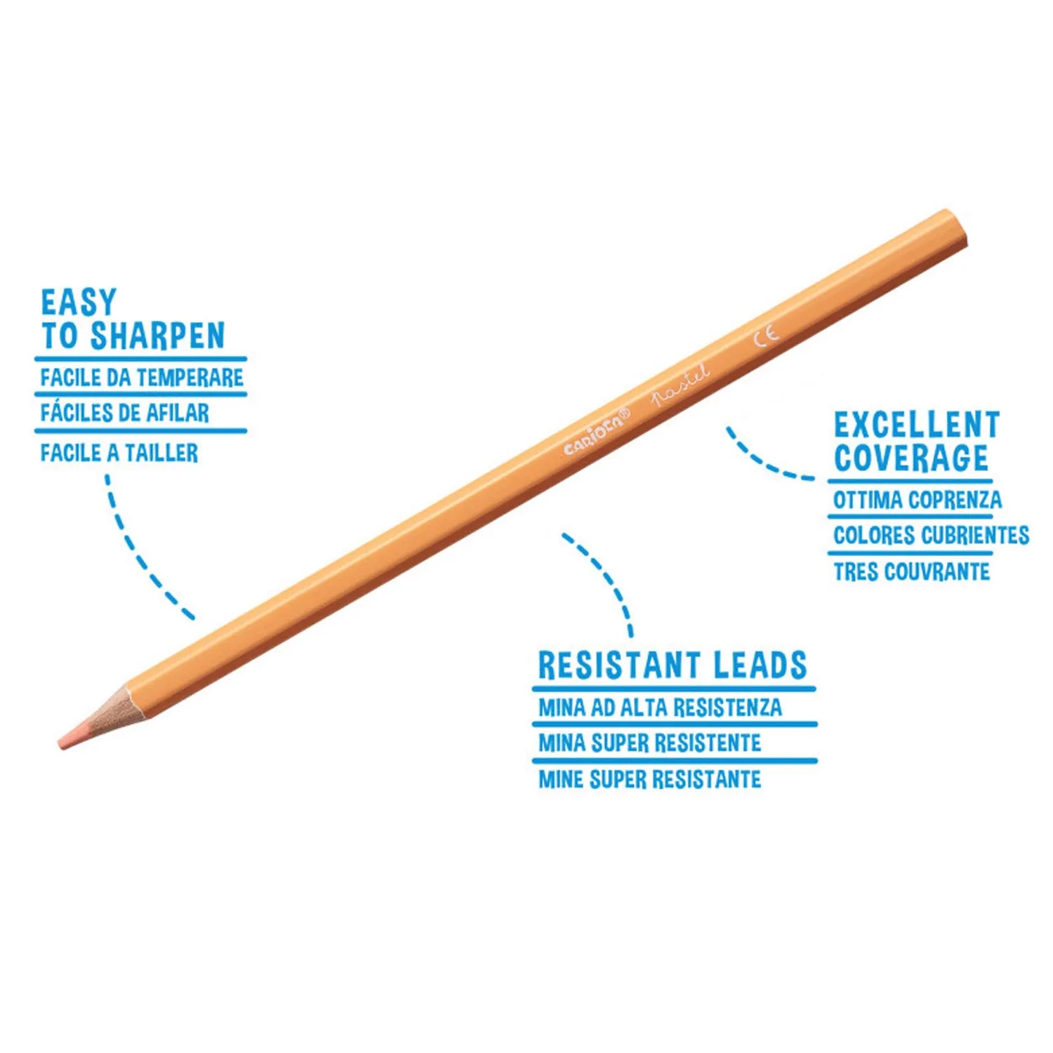 Lápices Carioca Pastel 24 Colores