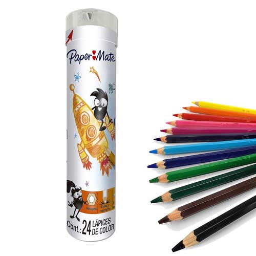 24 lápices de colores+ Libro para colorear Guardianes del Sur