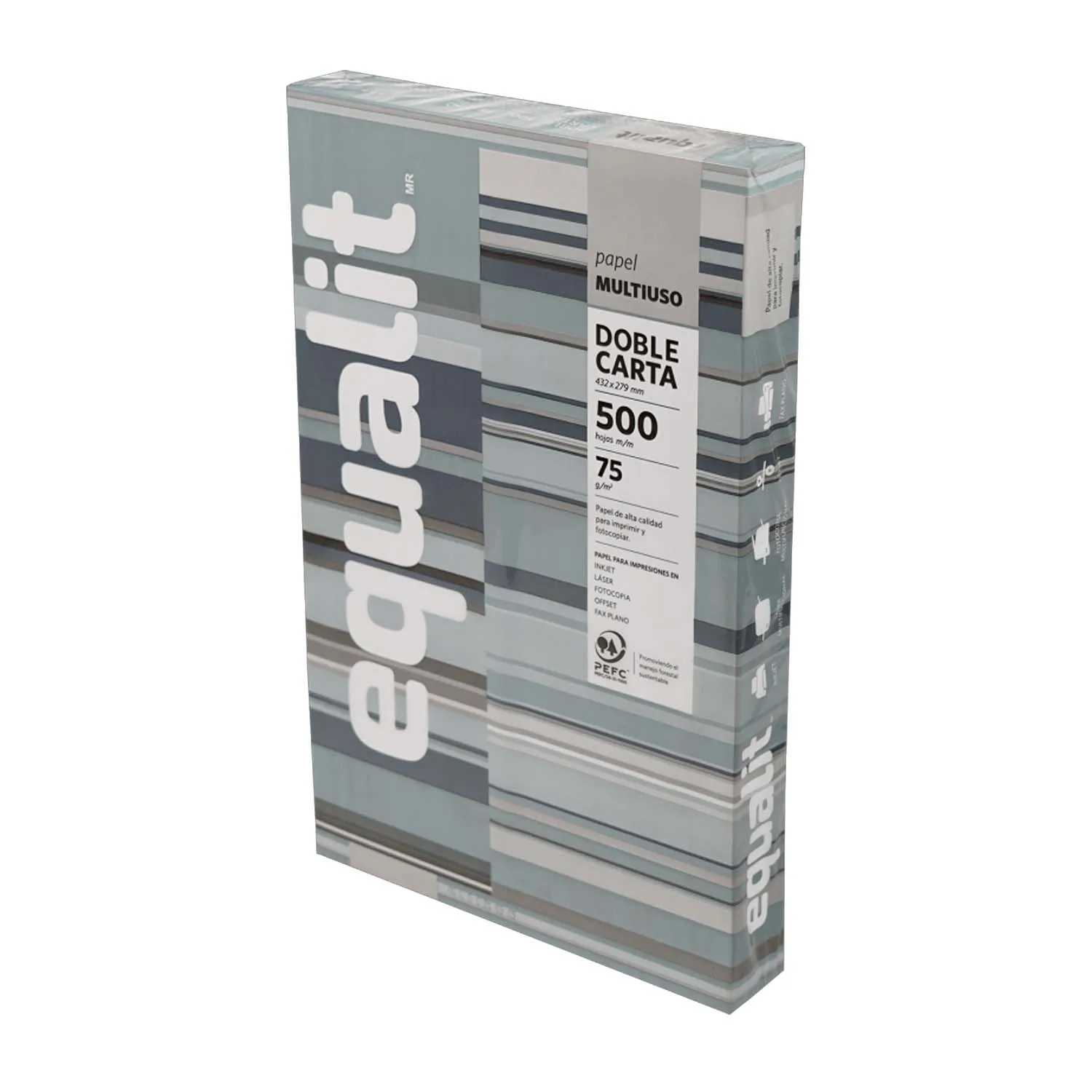 Resma Papel Multiproposito 75gr(500hj) Doble Carta 27.9x43cm