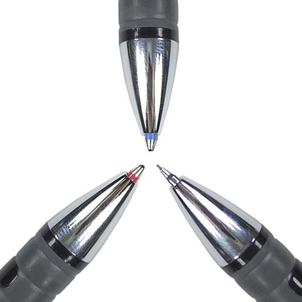 Bolígrafo Rotring Tikky 3 en 1 Negro (0.7mm /azul y rojo)