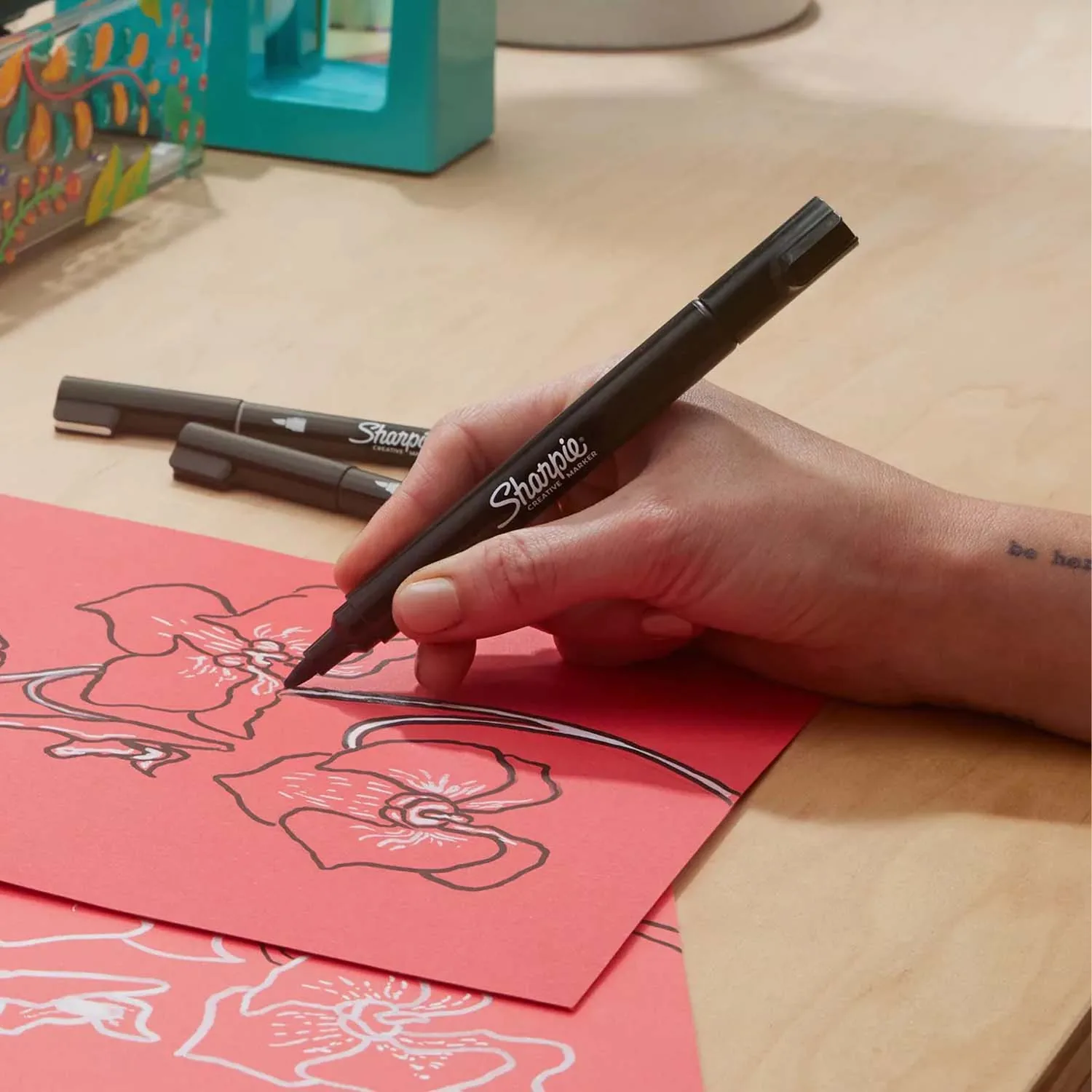 Set Marcadores Creativos Sharpie Acrilicos y S-Note 10 Colores