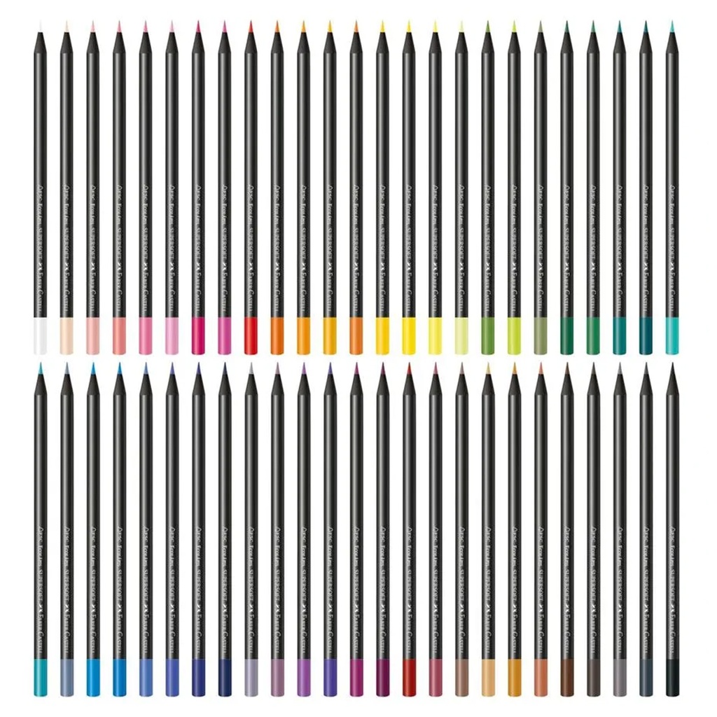 Lapices Faber-Castell Ecolápices Supersoft-50 colores