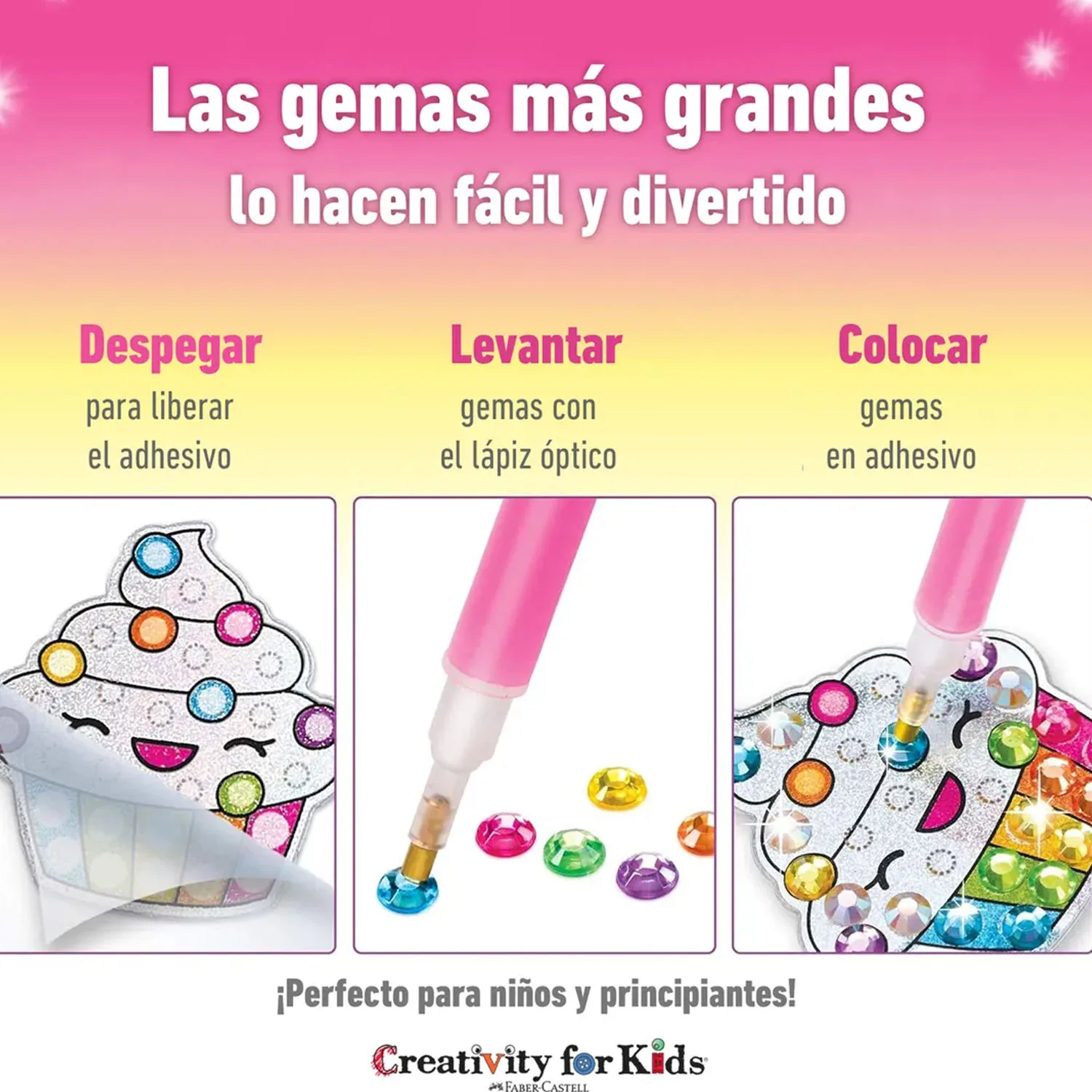 Kit Pintura con Diamantes Faber Castell - Dulces