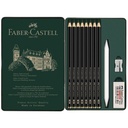 Lápices Grafito Faber-Castell Pitt Graphite Matt 11 pzas