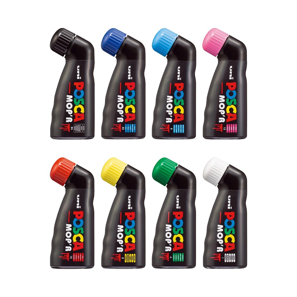 Marcador Posca MOP'R PCM-22 (3 a 19mm) 8 Colores