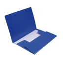 Carpeta Plástica con Elástico Adix Azul Oficio