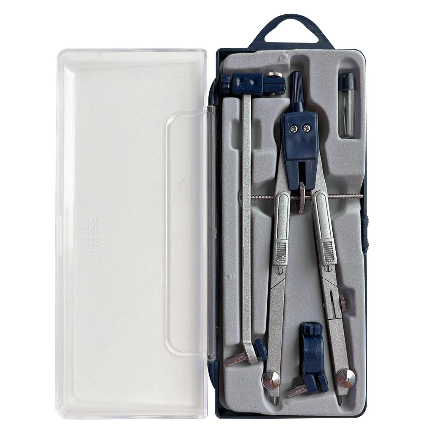 Compás de Precisión Metálico con Adaptador y Brazo Extensor