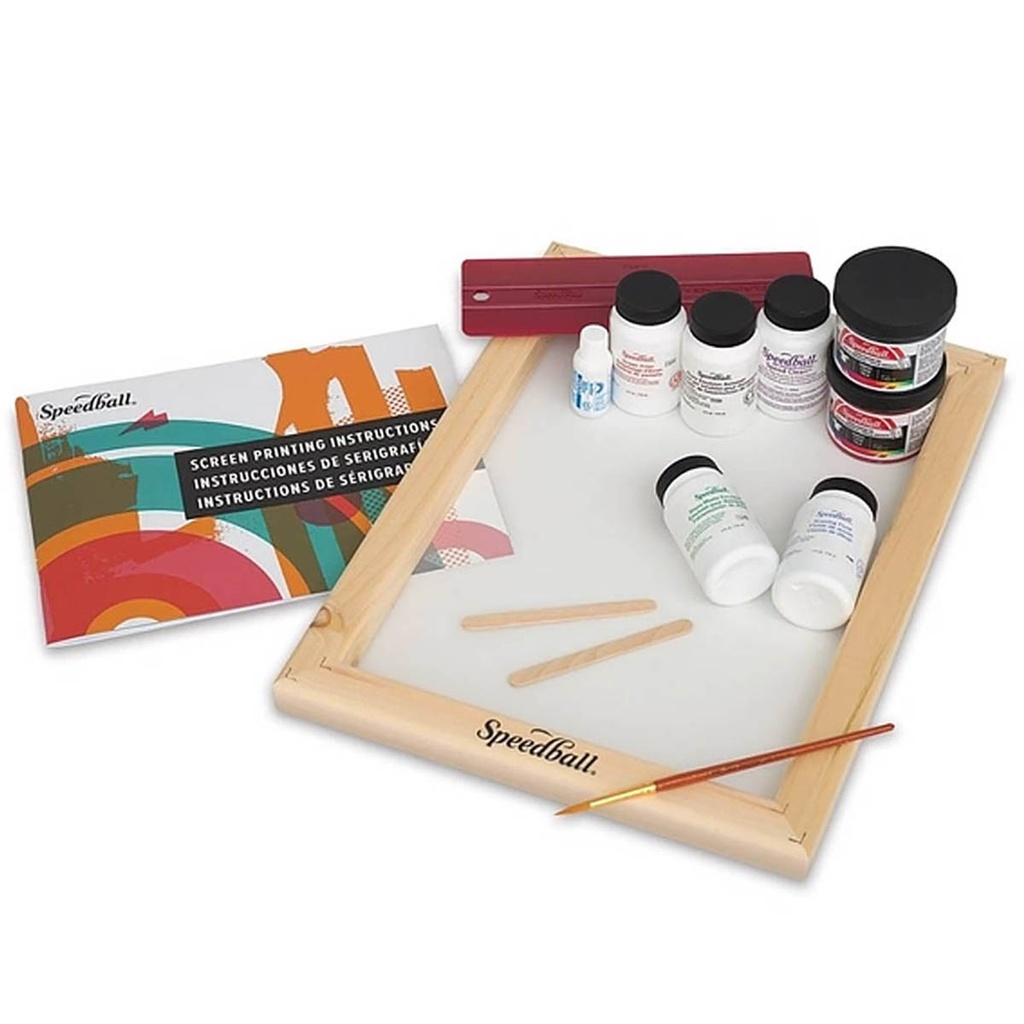 Kit Super Value de serigrafía en TELAS Speedball