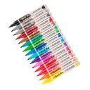 Set Plumones Punta Pincel Ecoline (15 Colores)