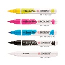 Set Plumones Punta Pincel Ecoline (5 Colores Primarios)