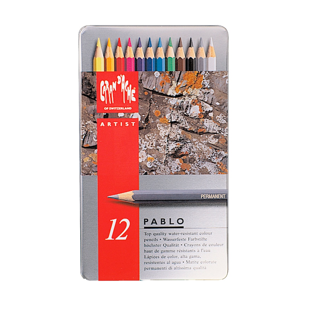 Lápices de Colores Pablo Caran d'Ache (12 Colores)