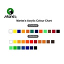 Pintura Acrílica Marie's en Tubos de 12ml (12 colores)