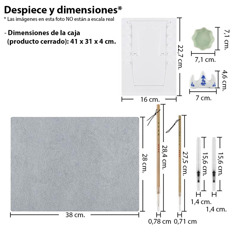 Tablero de Dibujo para Agua 38x28X0,2cm de Uso Indefinido