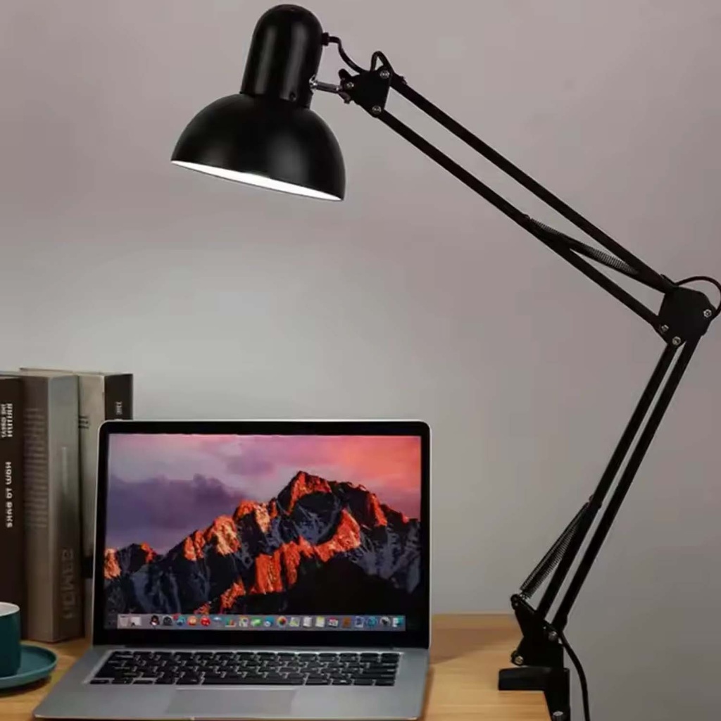 Lampara de Escritorio Brazo Flexible con Clip