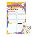 Pizarra Magnética Planner Adetec Diseño Juvenil