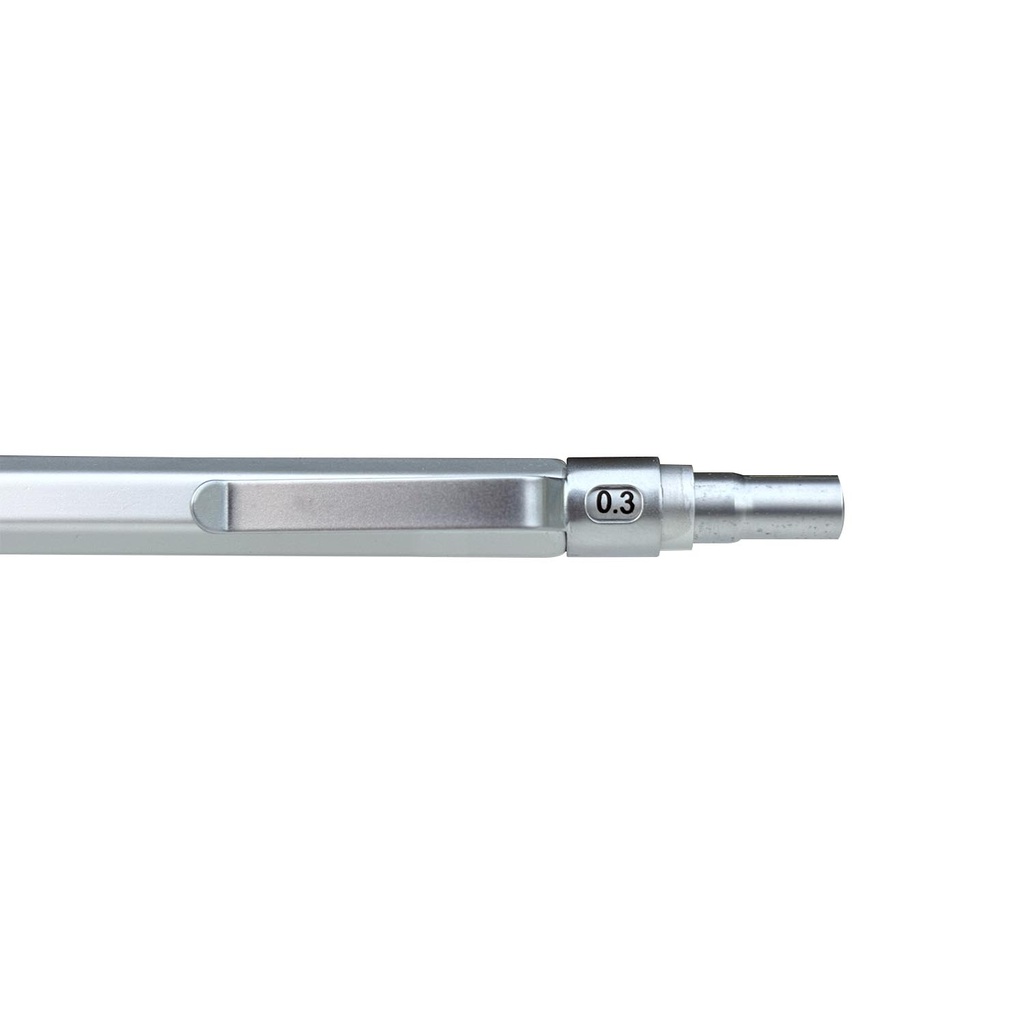 Portamina Metálico Gris Renart 0.3 mm