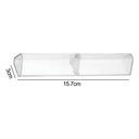 Estuche Acrilico Triangular Renart para Lápiz 15.5x3x3cm Transparente