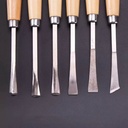 Gubias De Tallado Renart Set 6 pcs. Para Carpintería