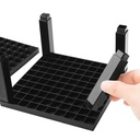 Portalapiz Vertical Renart 96 Espacios Cuadrados de 12.5x12.5mm Negro