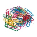 Clips Plastificados Adix 33mm Colores Surtidos 100 uds.