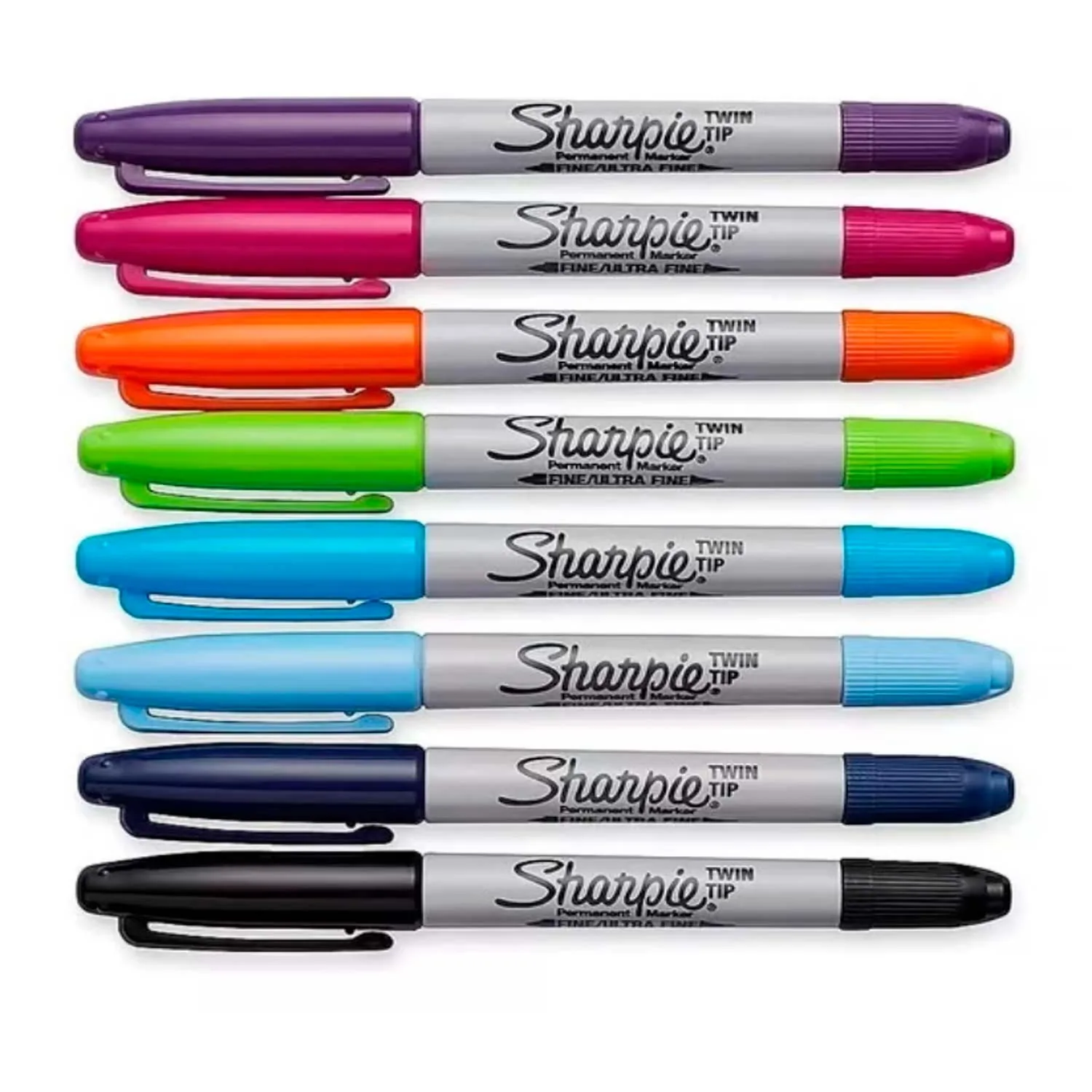 Marcador Sharpie Doble Punta 8 colores Permanente