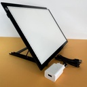 Kit oferta Tablero de dibujo de luz A4 + Soporte para tablero o notebook