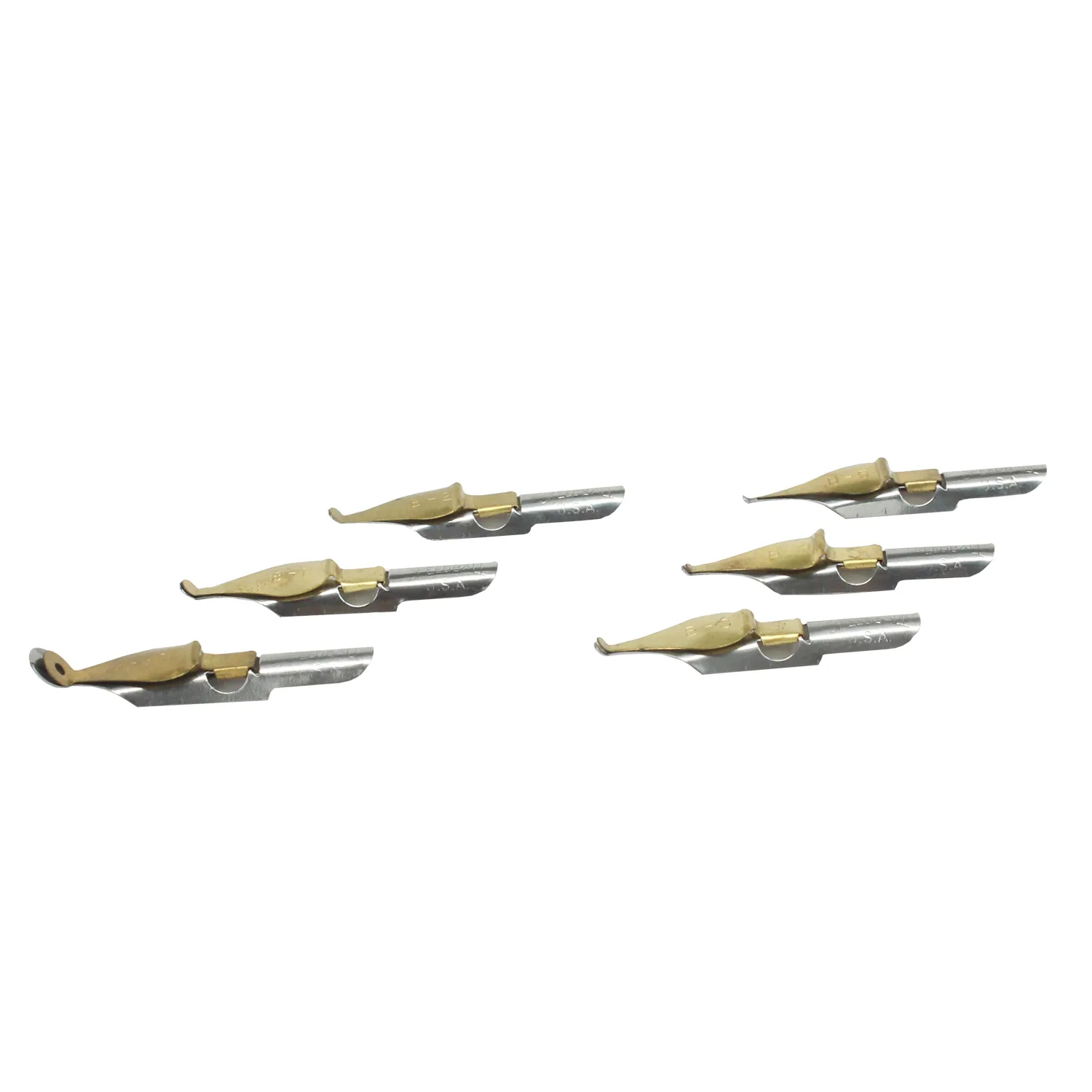 Set de plumillas caligráficas tipo "B" punta redonda Speedball