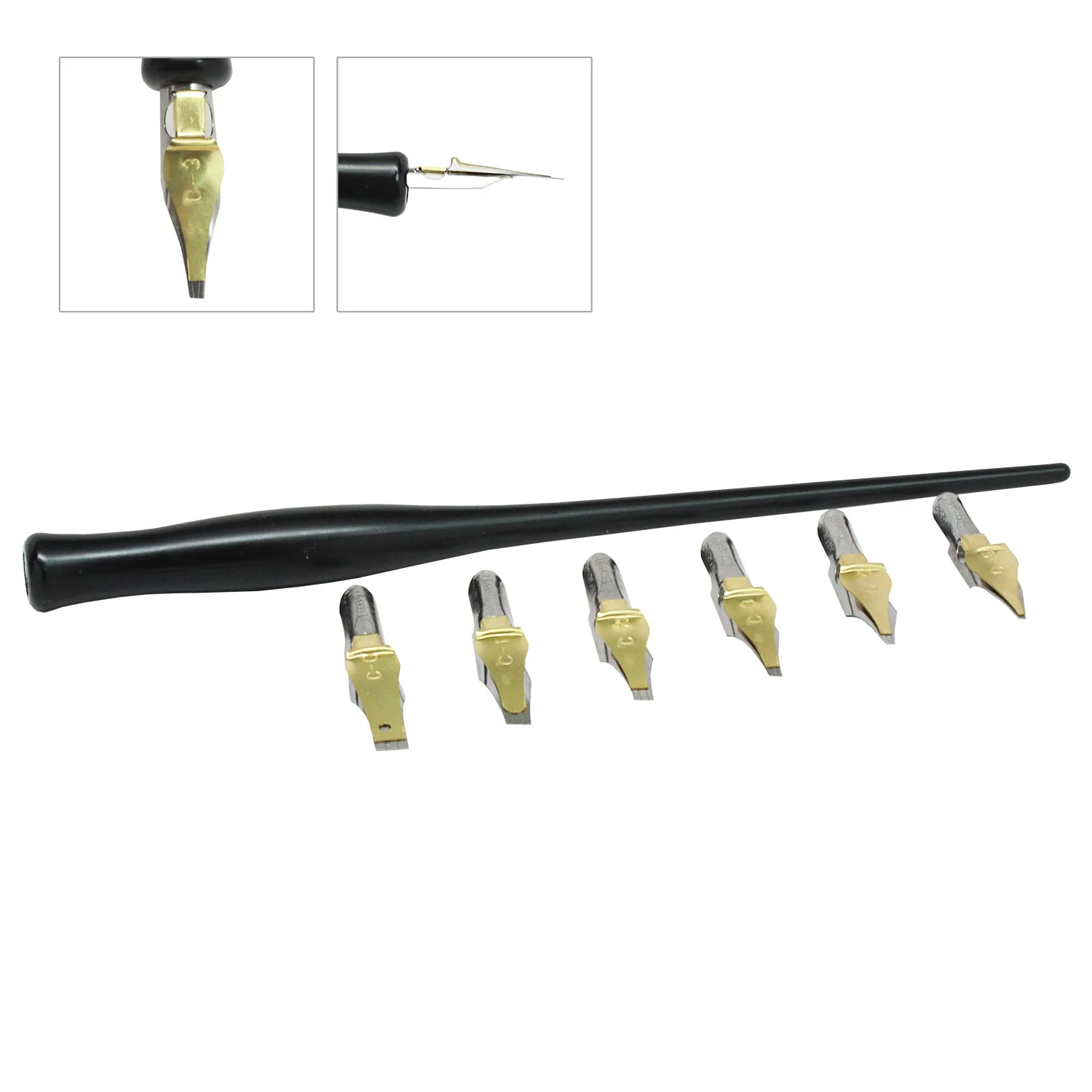 Set de plumillas caligráficas tipo "C" punta oblicua Speedball