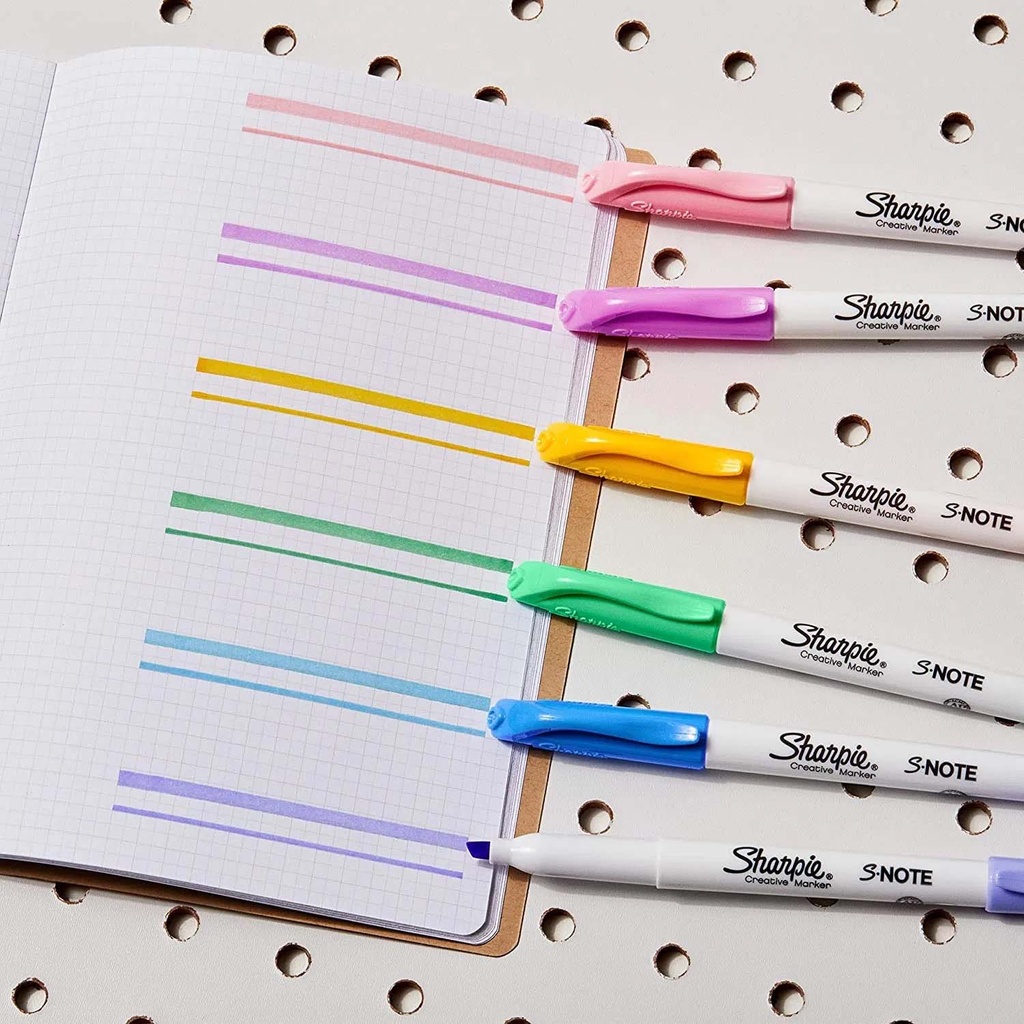 Marcadores Sharpie S-Note 12 colores