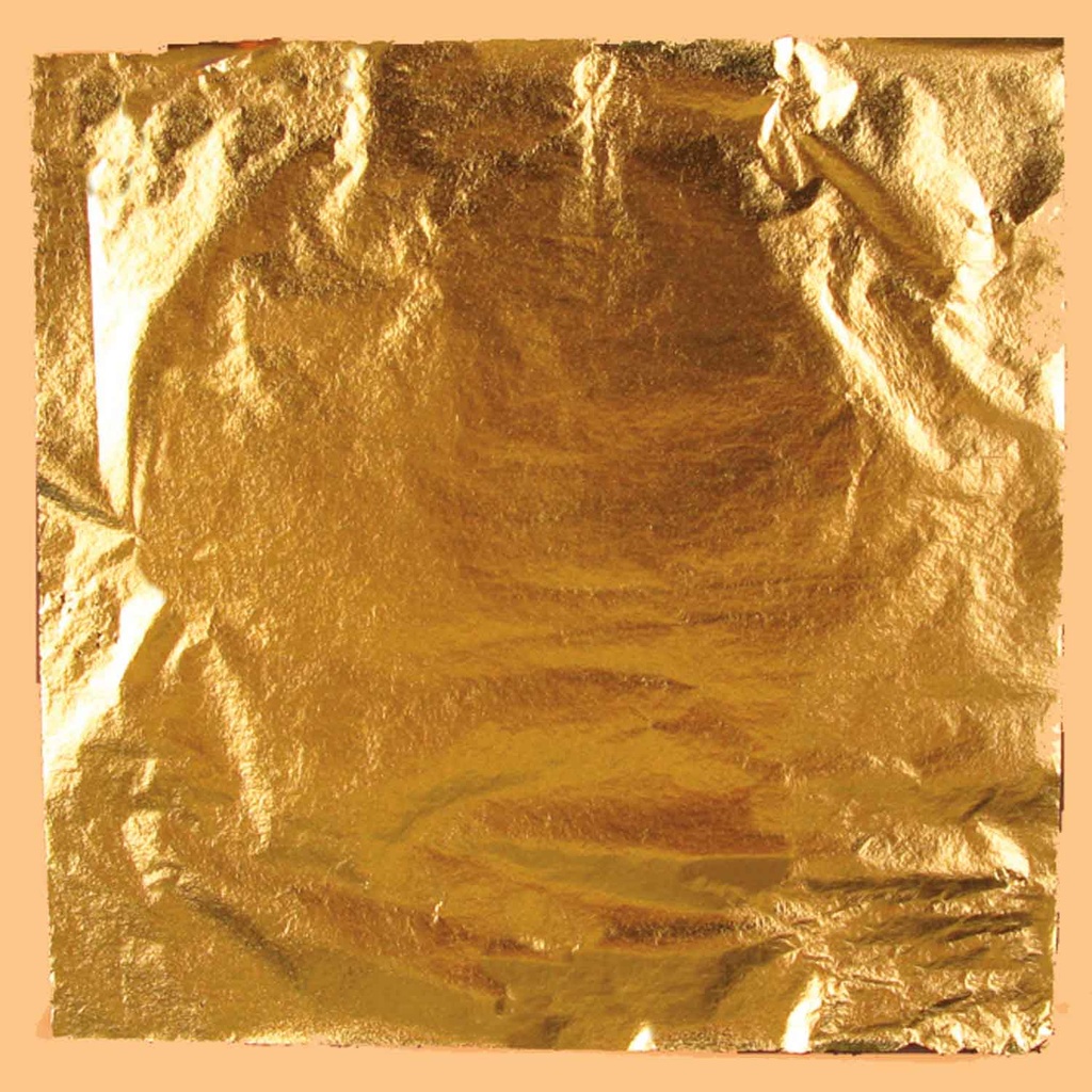 Hojas metálicas Pan de Oro Mona Lisa14x14cm (25u)