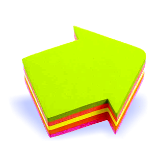 Notas Adhesivas Info 67X68mm 4 Colores Neon (200hj)